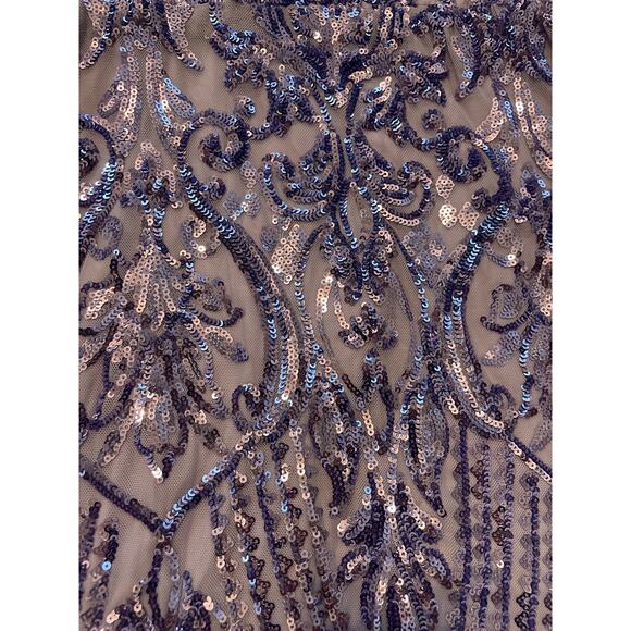 Windsor homecoming prom purple sequence dress size small. - Picture 2 of 6